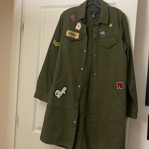 Mid length blazer jacket